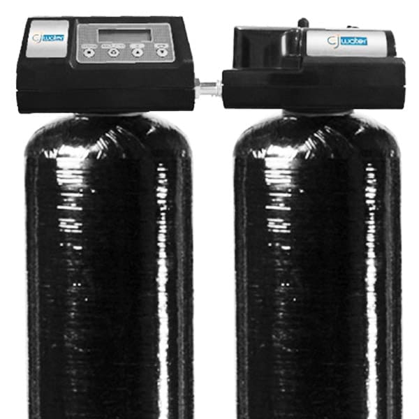 C and J Water twin water softeners