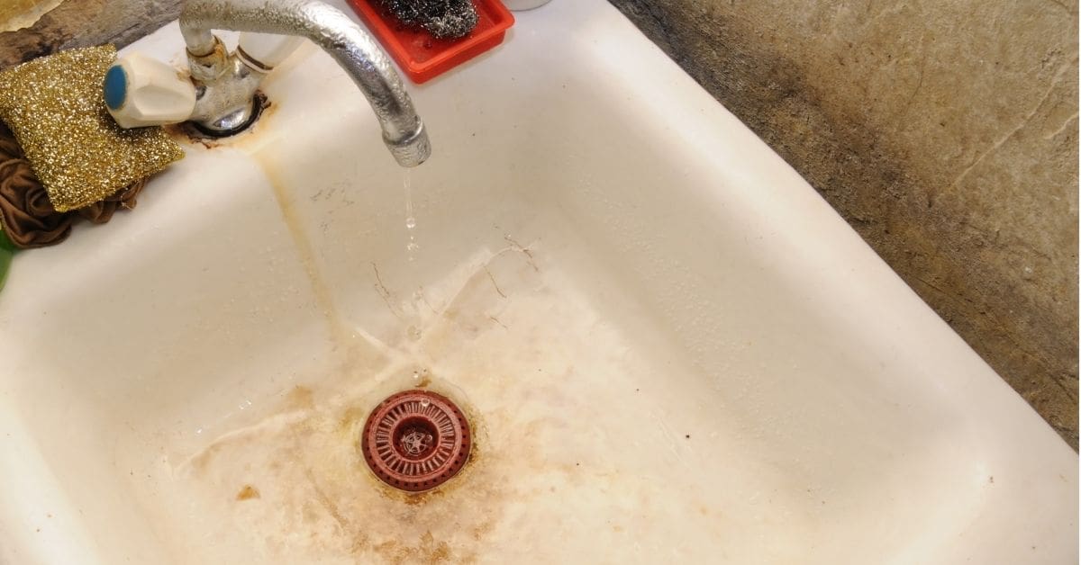 too much iron in water