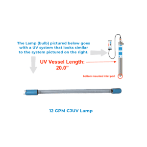 C and J Water's 12 gpm UV Light bulb