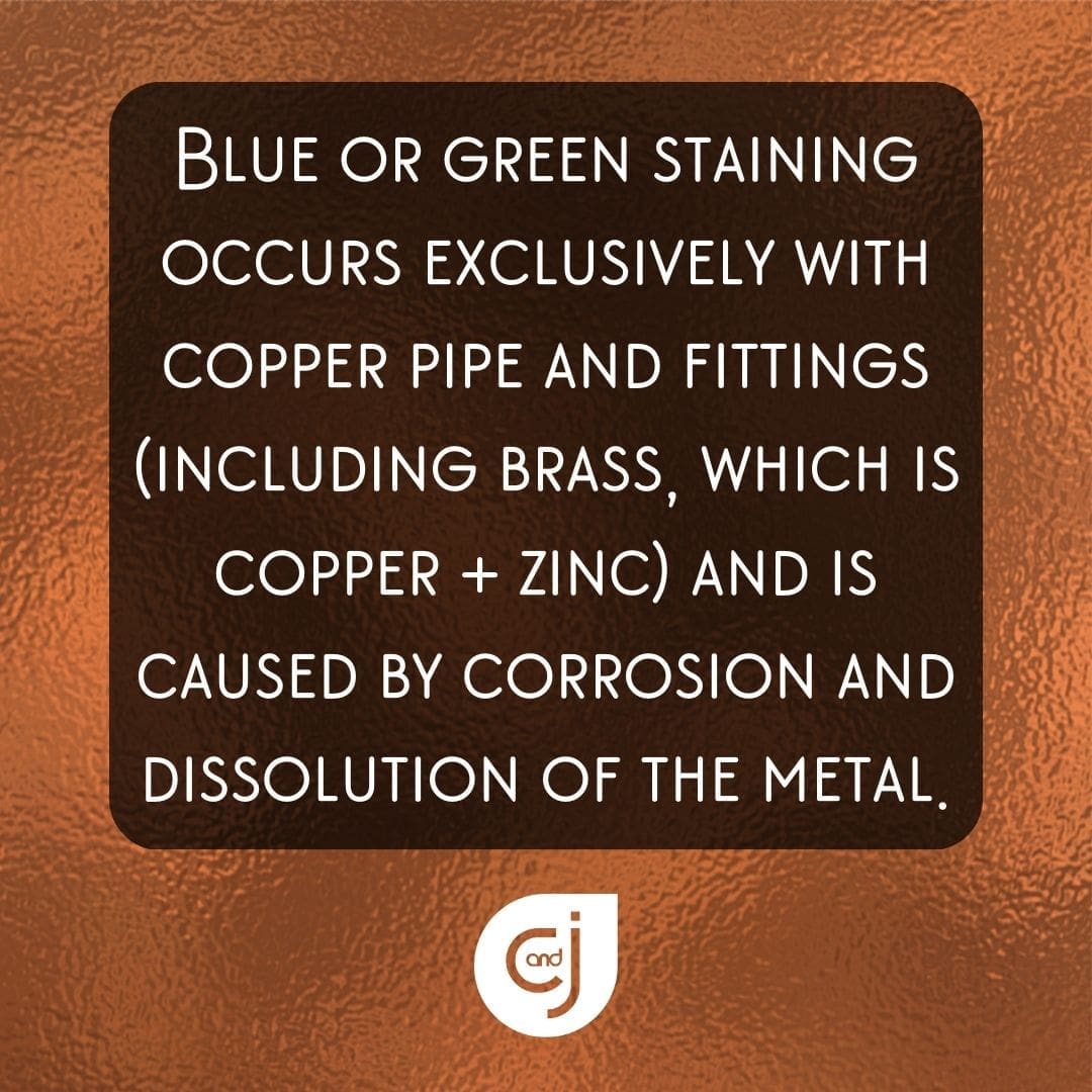 copper stains