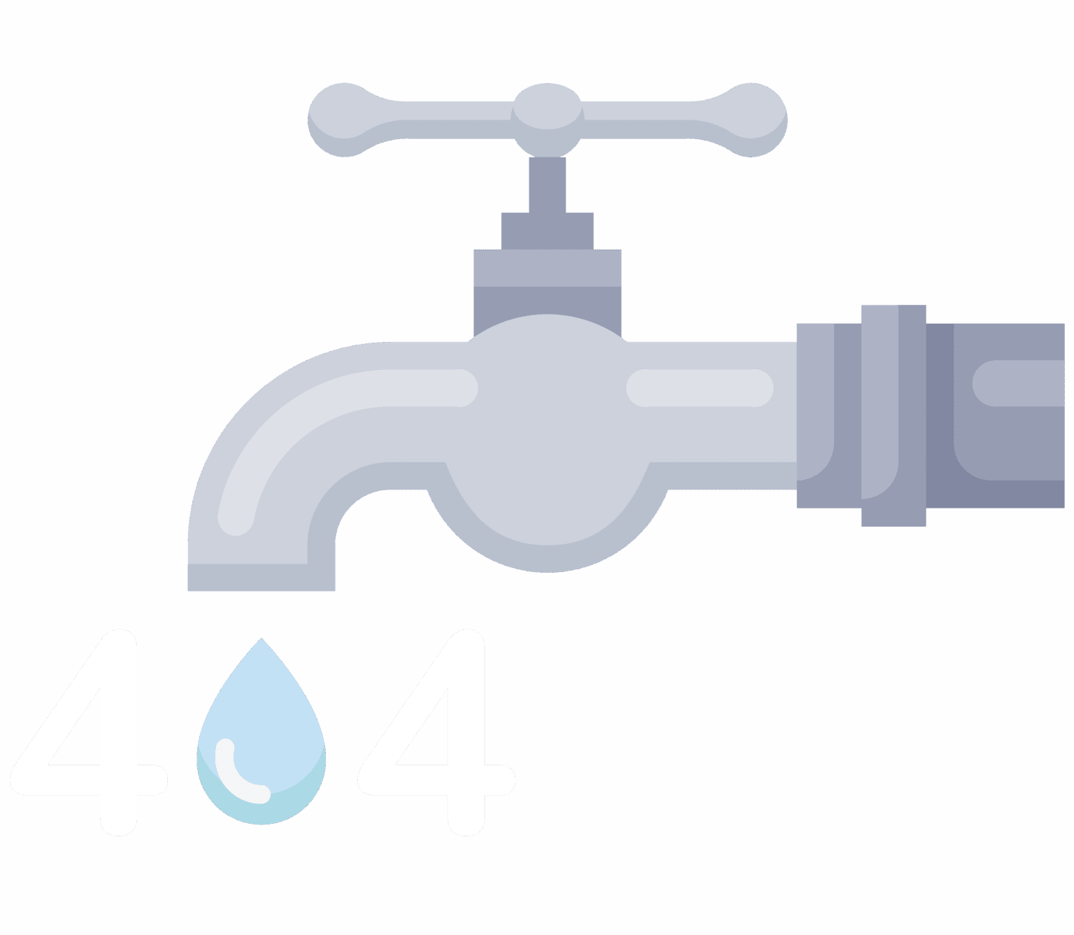 Faucet with 404 drop.