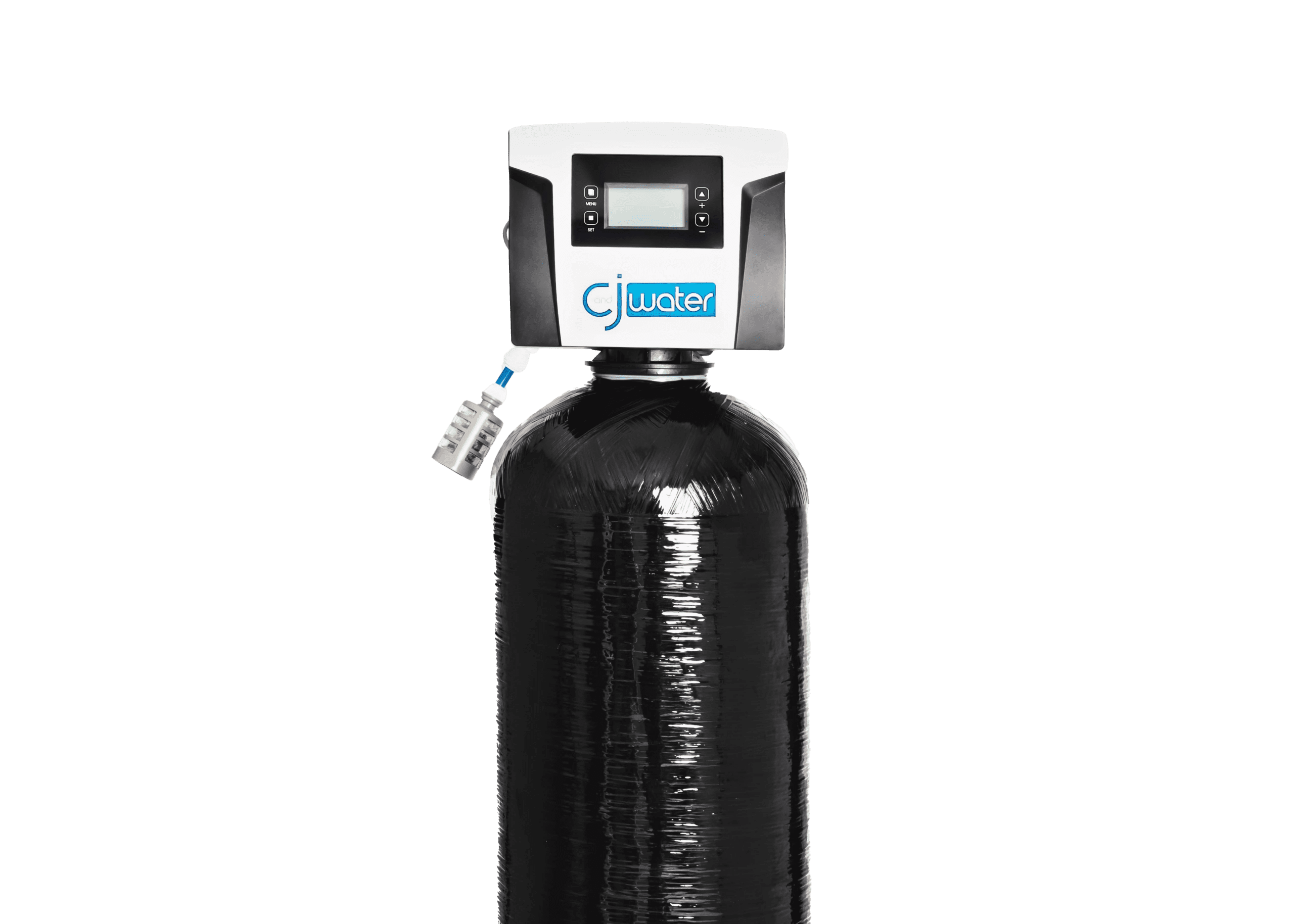 Air Injection Oxidation AIO iron filter system with digital control valve for whole-house water treatment.